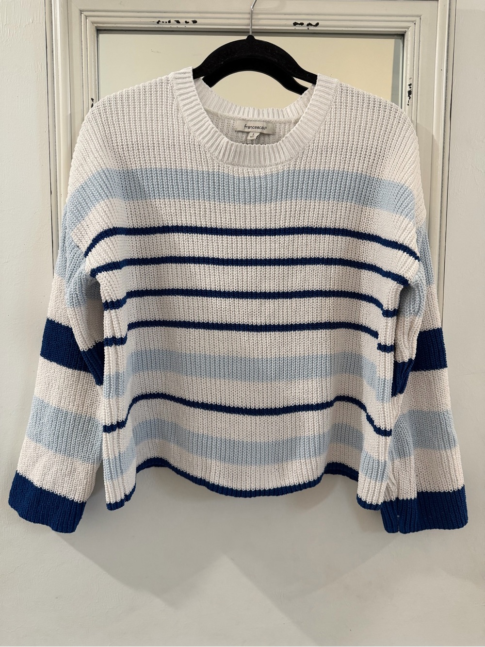 Francesca’s Striped Knit Sweater
